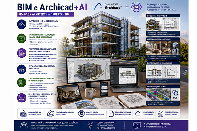 Банер на обучение BIM с ARCHICAD+AI