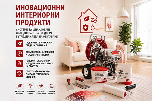 Банер на обучение Иновационни интериорни продукти