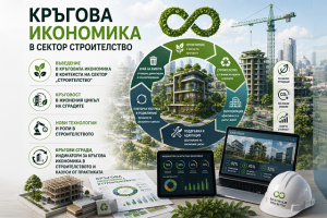Банер на обучение Кръгова икономика в сектор строителство
